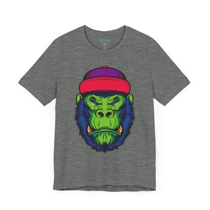 Vibrant Gorilla Graphic Tee - Unisex Short Sleeve T-Shirt