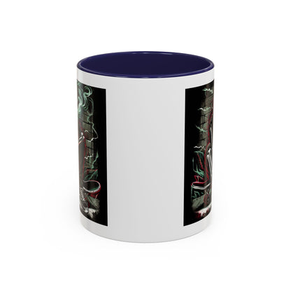 Gothic Skeleton Coffee Mug - Perfect for Halloween Decor, Gift for Skaters, Unique Drinkware, Spooky Vibe, 11 & 15oz Options