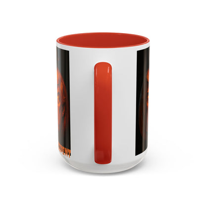 Halloween Pumpkin President Mug, Fun Gift for Coffee Lovers, Spooky Decor, Trick or Treat, Autumn Vibes, Unique Collectible