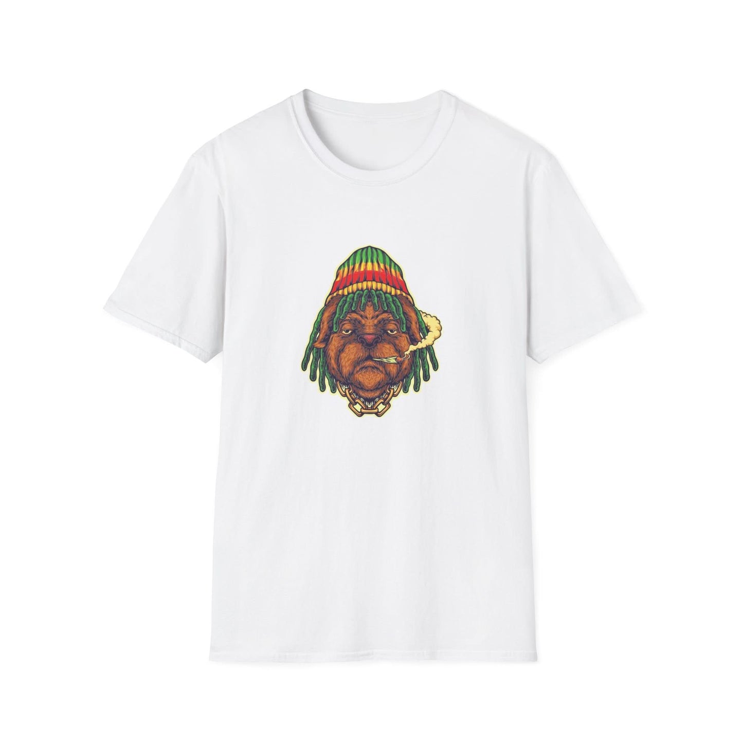 Dreadlock Dog Smoking Weed - Mleem
