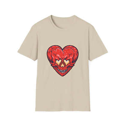 Cracked Heart Love Skull - Mleem