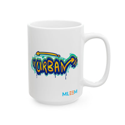 Artistic Coffee Cup, Gift for Artists, Urban Style