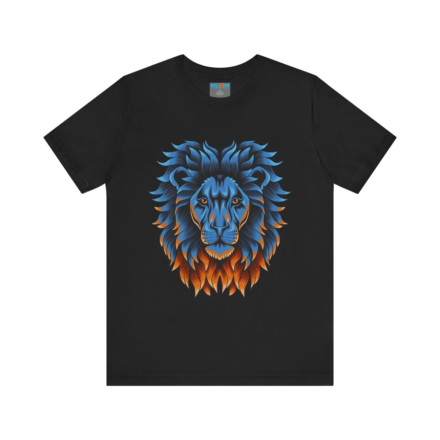 Dynamic Lion Graphic Tee - Unisex Short Sleeve Jersey T-Shirt