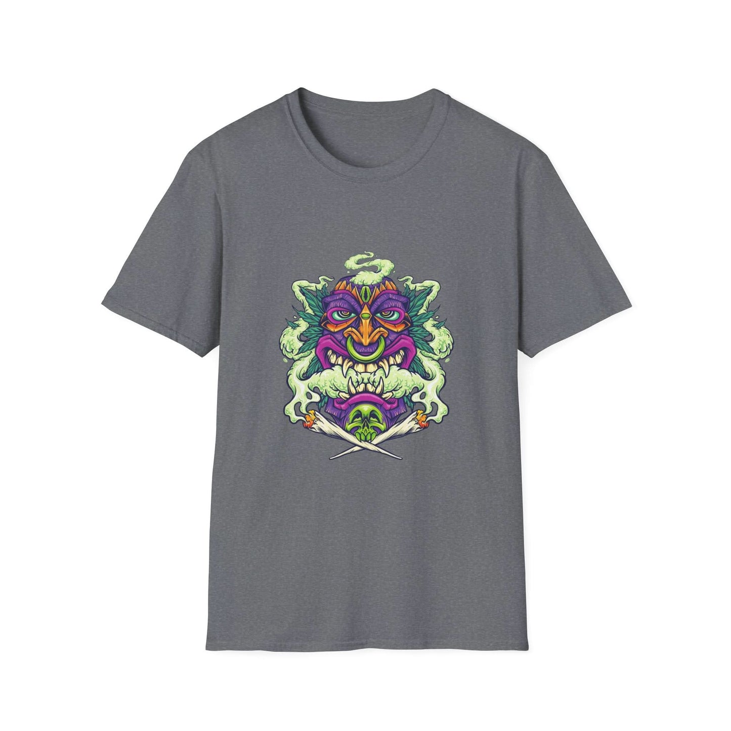 Smoking Hawaiian Tiki Weed Leaf - Mleem