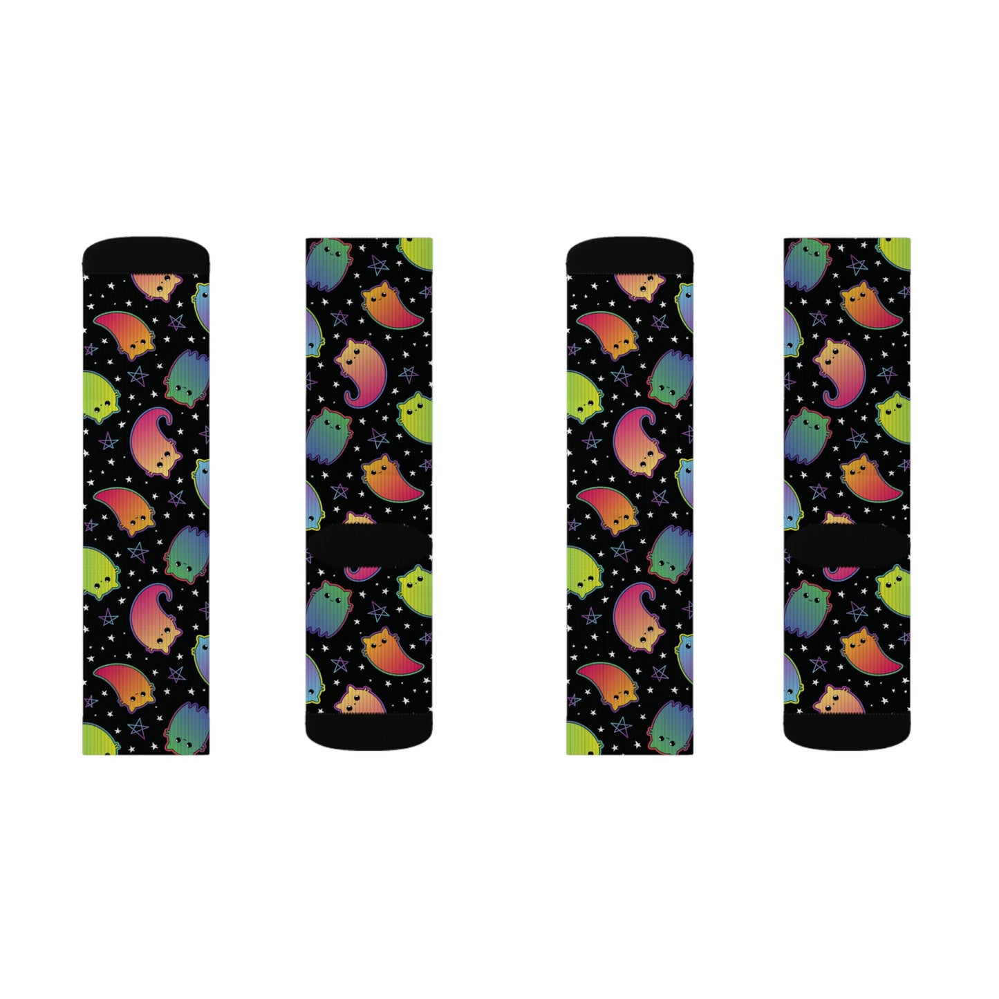 Colorful Cosmic Socks, Fun Socks for Kids and Adults, Unique Gift for Space Lovers, Party Accessories, Trendy Everyday Wear