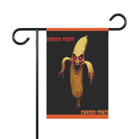 Cursed Fruit Garden Banner, Halloween Decor, Spooky Garden Flag, Yard Art, Outdoor Decorations, Fun Home Accessories
