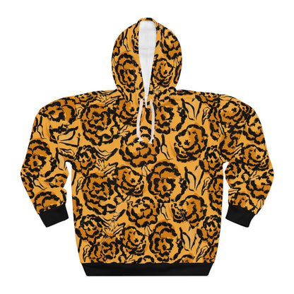 Black And Yellow Abstract - Mleem