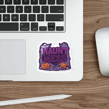 Halloween Haunt Mess Die-Cut Stickers | Spooky Decor, Laptop Stickers, Party Favors, Trick or Treat, Fun Halloween Vibes