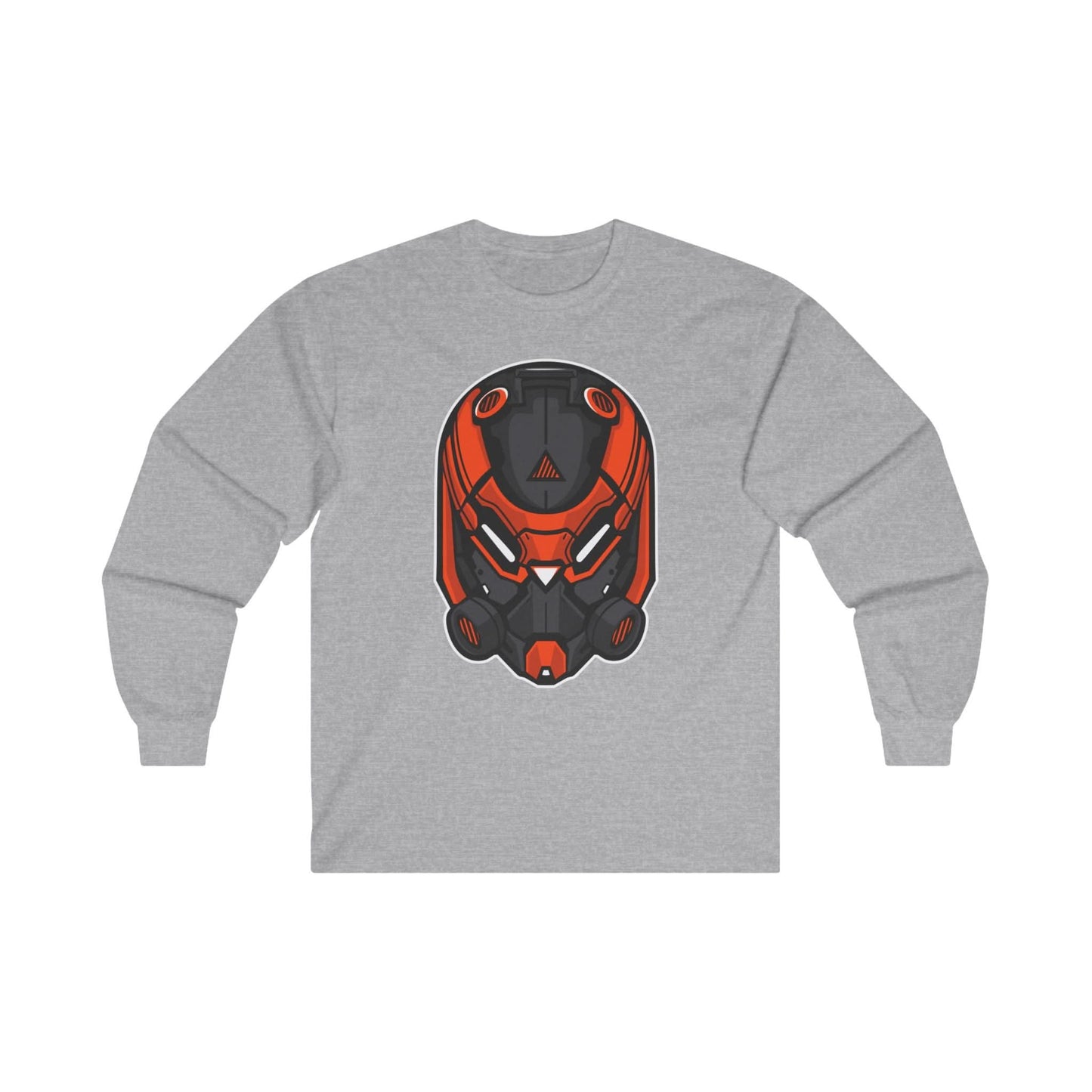 Orange Robot Head - Mleem