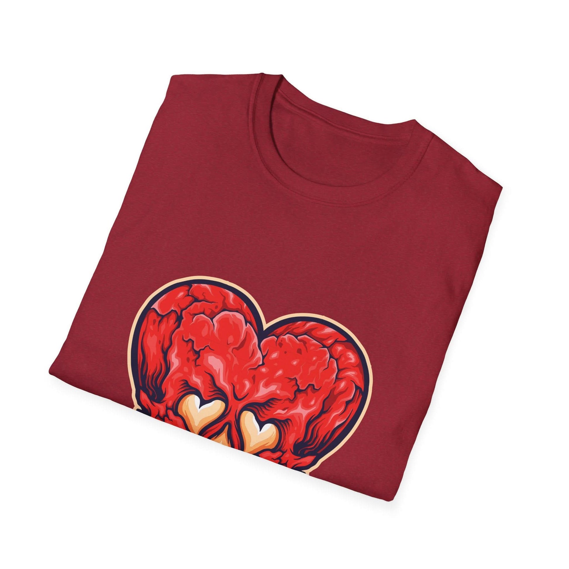Cracked Heart Love Skull - Mleem