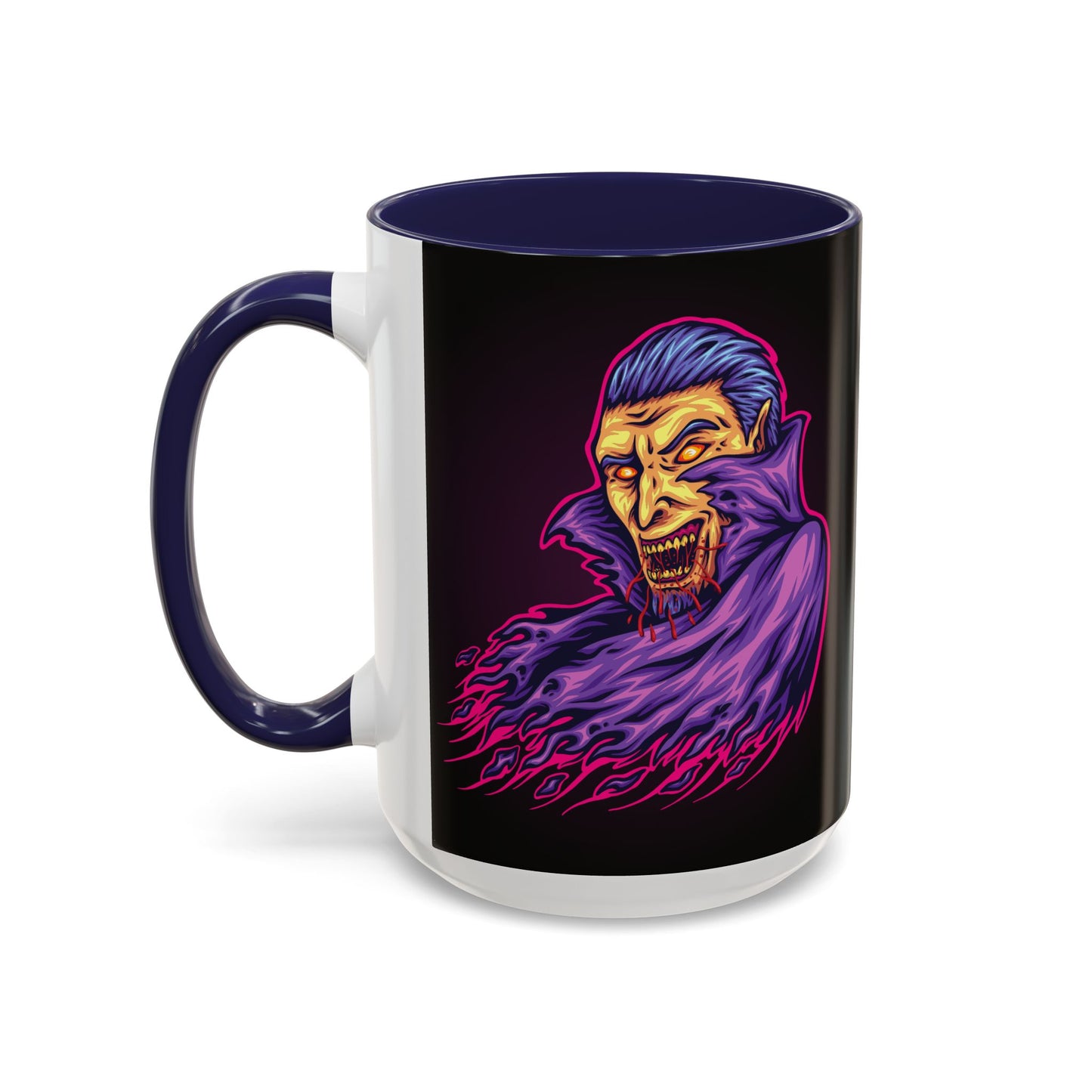 Creepy Gothic Accent Coffee Mug for Spooky Vibes, Halloween Decor, Unique Gift, Coffee Lover, Witchcraft Essentials