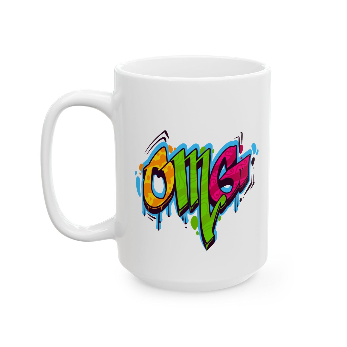 Colorful Graffiti Ceramic Mug