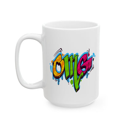 Colorful Graffiti Ceramic Mug
