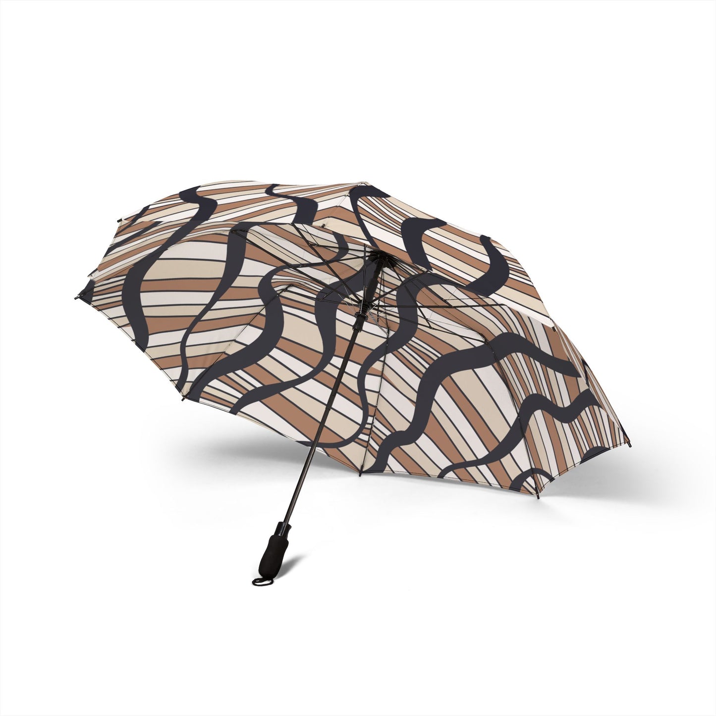 Chic Foldable Umbrella, Stylish Travel Umbrella, Rain Gear, Beach Accessories, Gifts for Her, Compact Sunshade