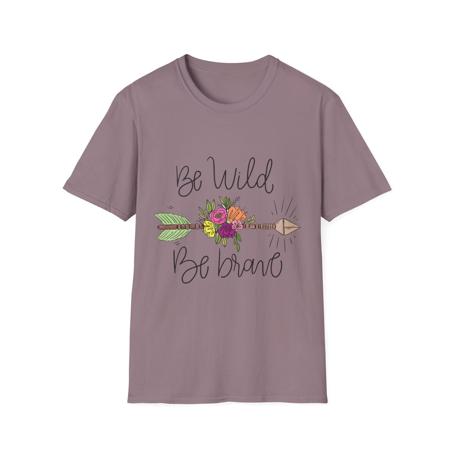 Be Wild Be Brave Flower Arrow - Mleem