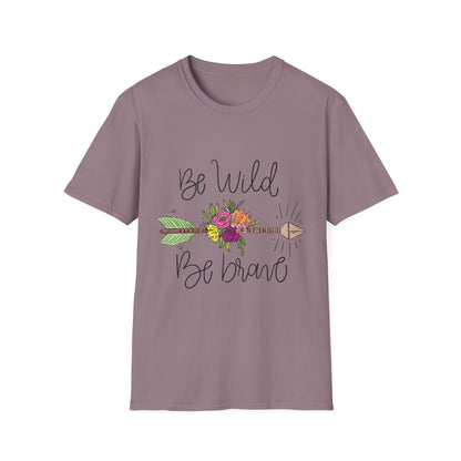 Be Wild Be Brave Flower Arrow - Mleem