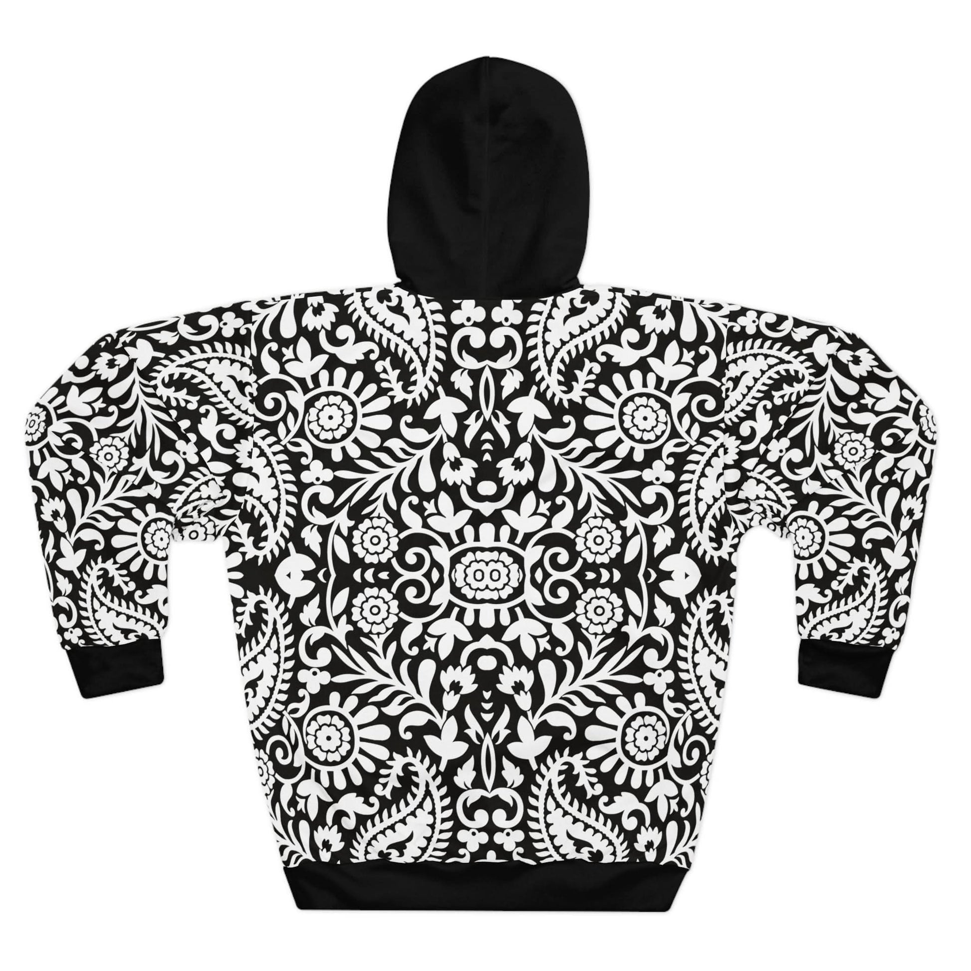 B&W Floral Ornament - Mleem