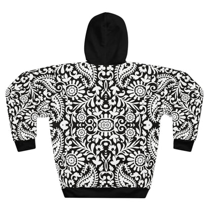 B&W Floral Ornament - Mleem