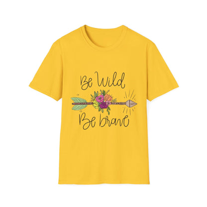 Be Wild Be Brave Flower Arrow - Mleem