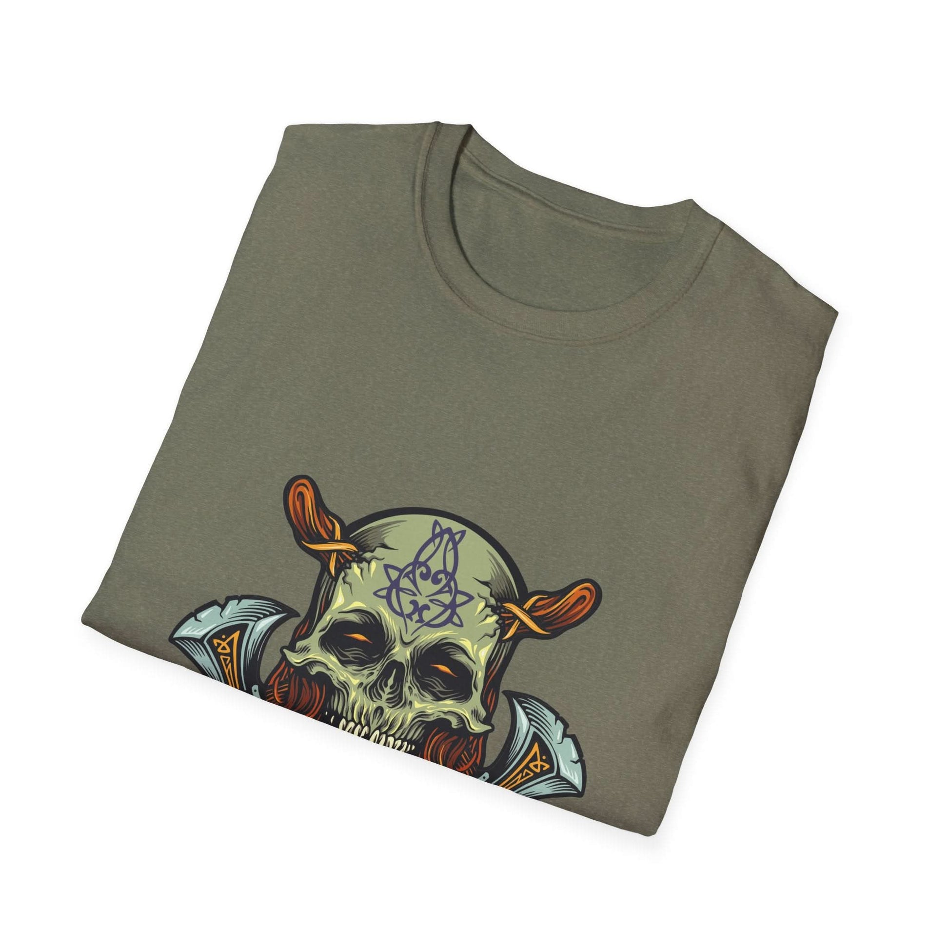 Viking Skull Warrior with Axe - Mleem