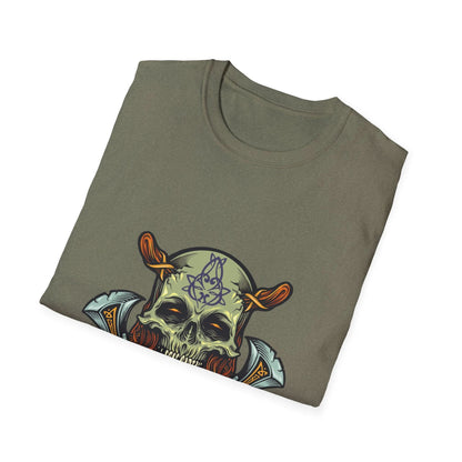Viking Skull Warrior with Axe - Mleem