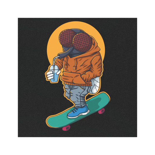 Skateboard Fly Car Magnets, Cool Decals for Cars, Fun Gift for Teens, Unique Car Accessories, Vibrant Art for Your Ride