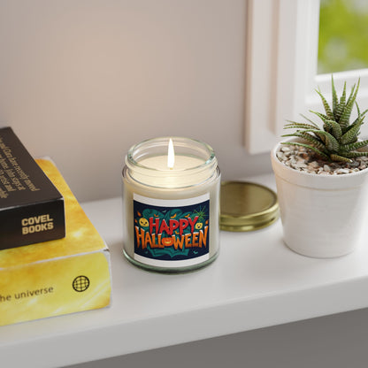 Halloween Themed Scented Candles - Coconut Apricot Wax (4oz, 9oz) | Festive Fall Decor, Trick or Treat Gift, Cozy Autumn Vibes, [...]