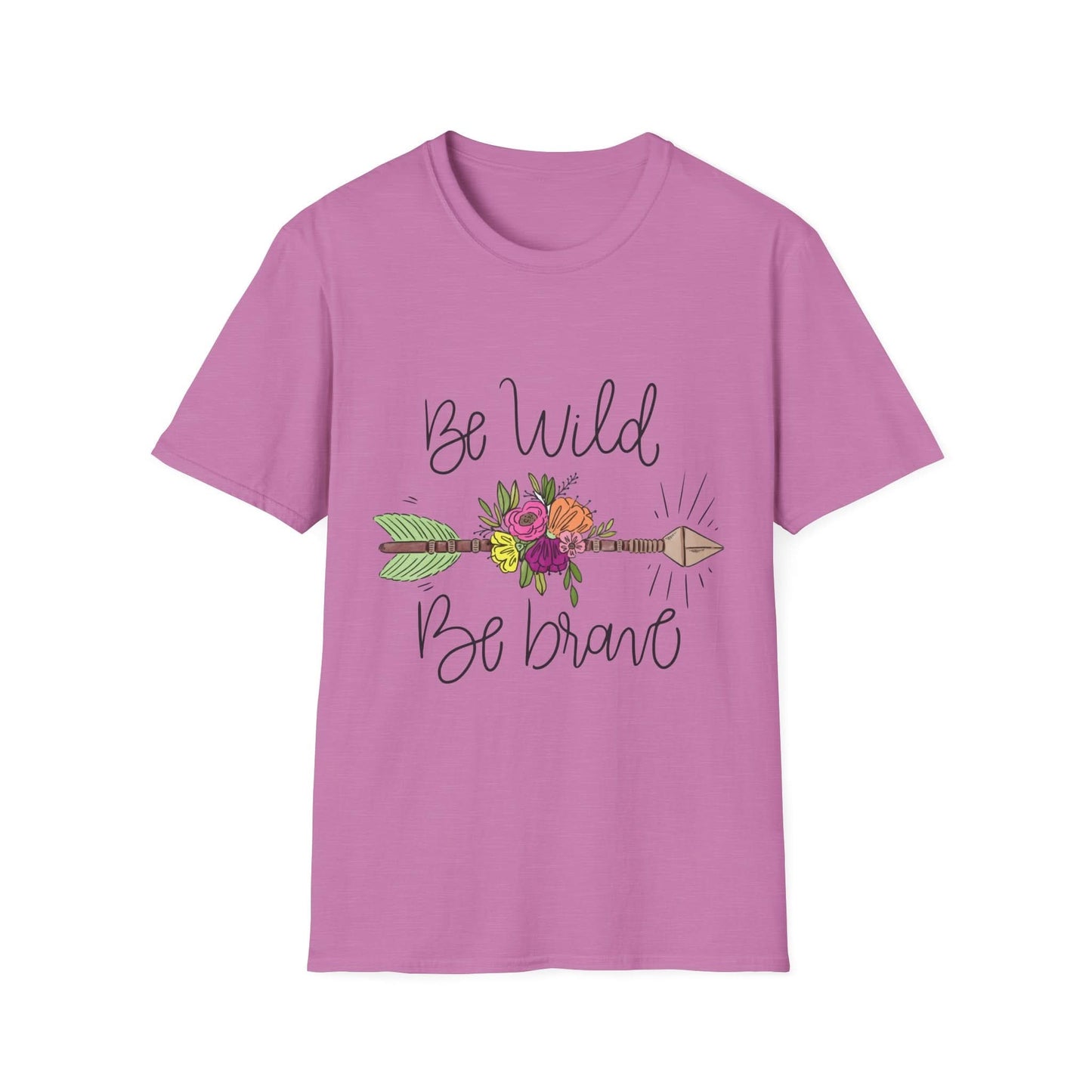 Be Wild Be Brave Flower Arrow - Mleem