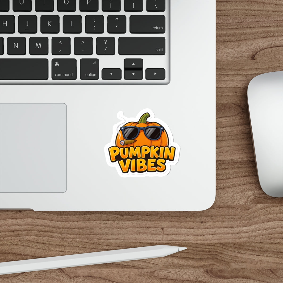 Pumpkin Vibes Die-Cut Stickers | Fun Fall Decor, Halloween Gifts, Laptop Stickers, Pumpkin Lovers, Seasonal Decor