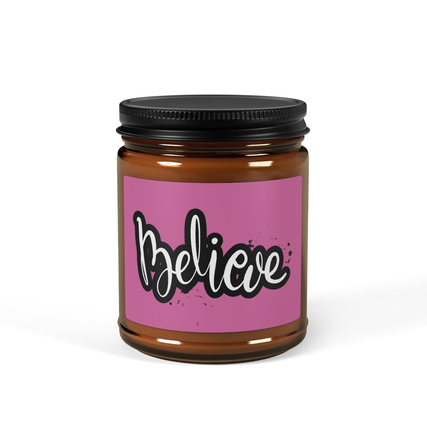 Believe Scented Soy Candle - Cozy Home Decor, Inspirational Gift