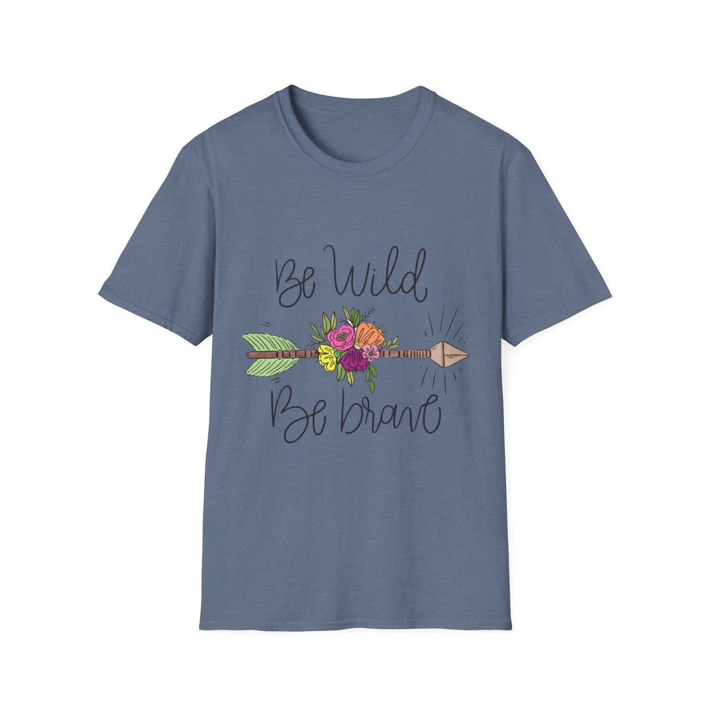 Be Wild Be Brave Flower Arrow - Mleem