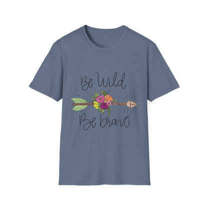Be Wild Be Brave Flower Arrow - Mleem