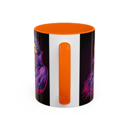 Creepy Gothic Accent Coffee Mug for Spooky Vibes, Halloween Decor, Unique Gift, Coffee Lover, Witchcraft Essentials