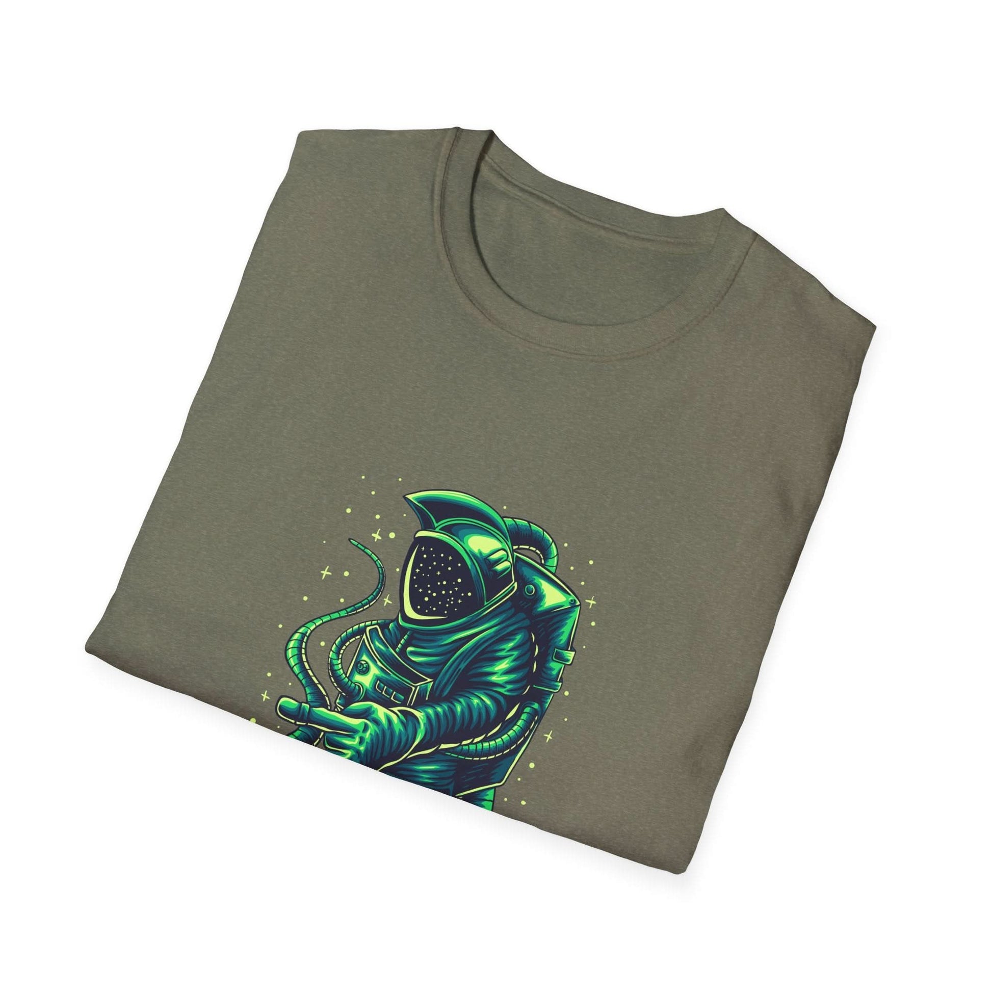 Astronaut in Space Green - Mleem