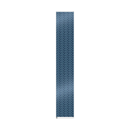 Modern Geometric Wrapping Paper Roll, Blue Abstract Gift Wrap, Stylish Packaging for All Occasions, Birthday, Holiday, Wedding, Celebration