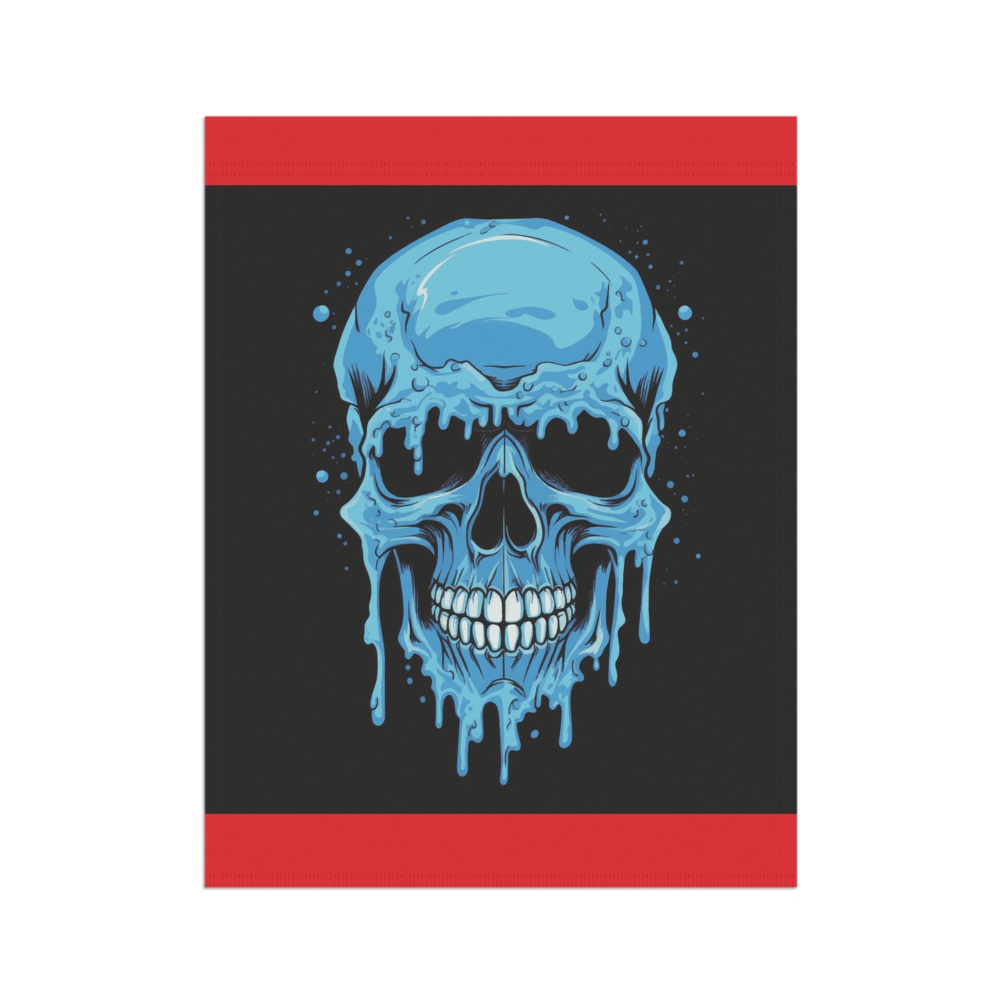 Chilling Skull Garden Banner - Gothic Decor, Outdoor Sign, Yard Art, Halloween Decoration, Home & Garden Accent