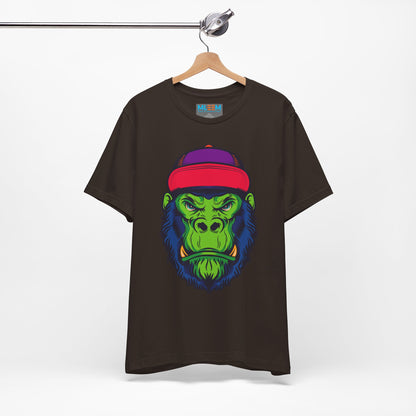 Vibrant Gorilla Graphic Tee - Unisex Short Sleeve T-Shirt