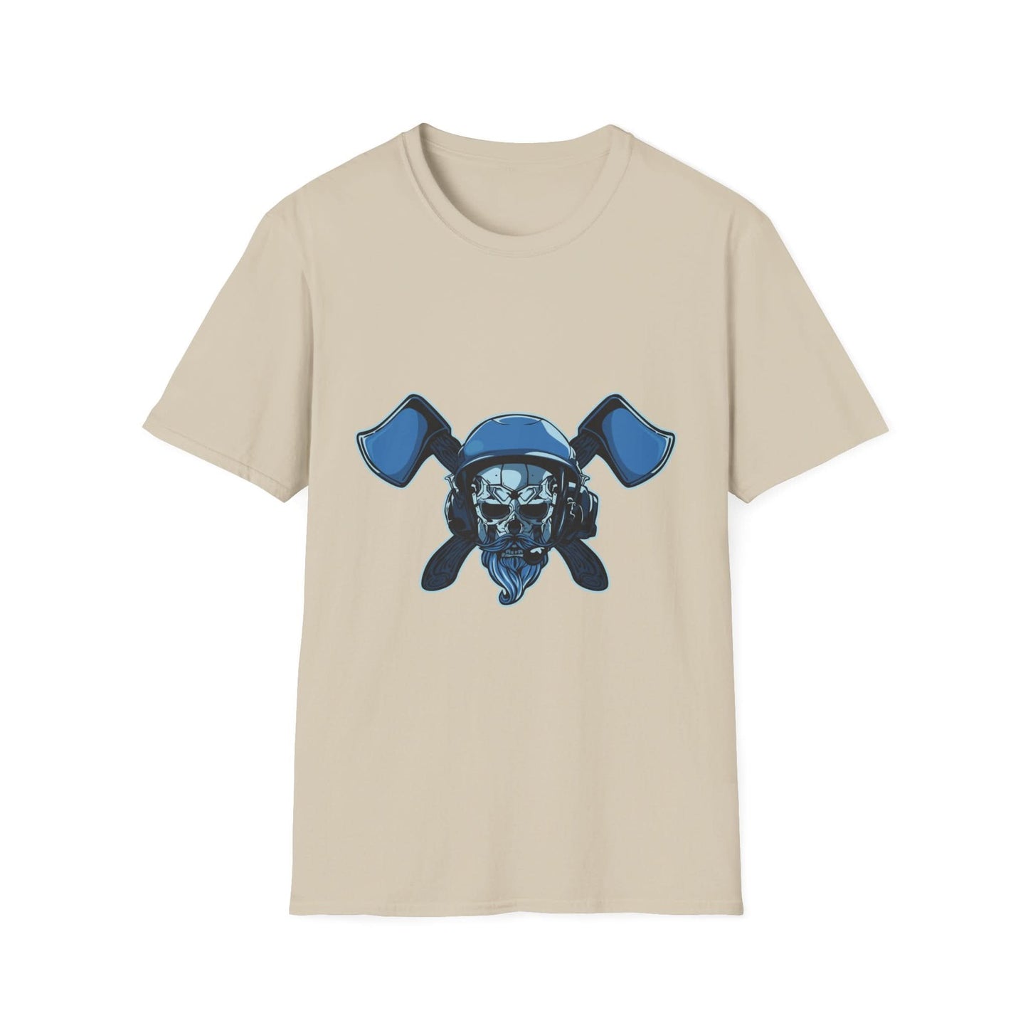 Bearded Skull With Ax - Mleem
