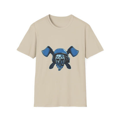 Bearded Skull With Ax - Mleem