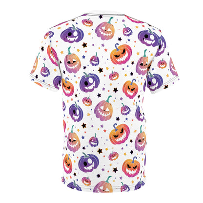 Cute Halloween Unisex Tee, Festive Pumpkin Shirt, AOP Graphic Tee for Fall, Spooky Season Apparel, Trick or Treat Top, October [...]