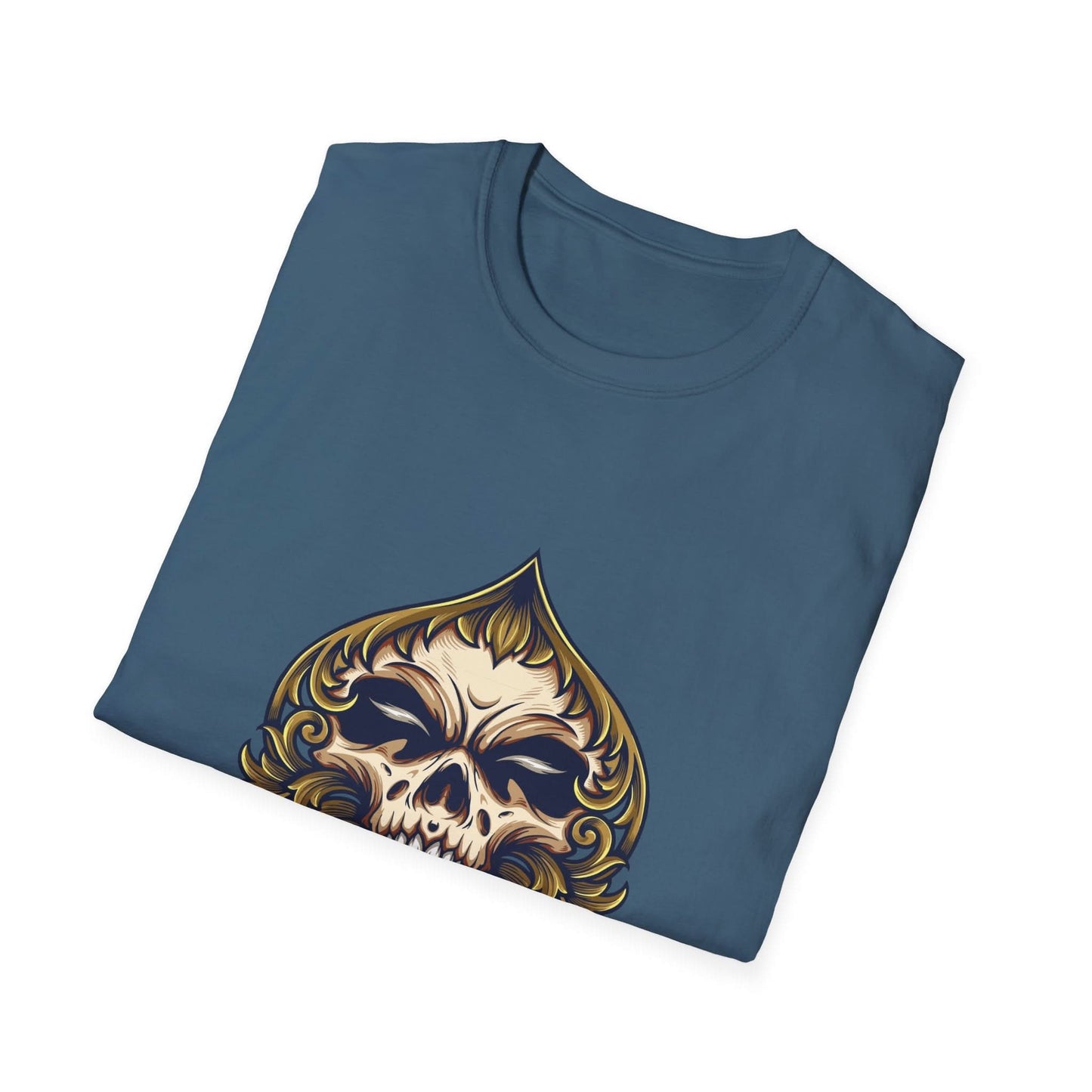 Skull Playing Card with Ornate Luxury - Mleem