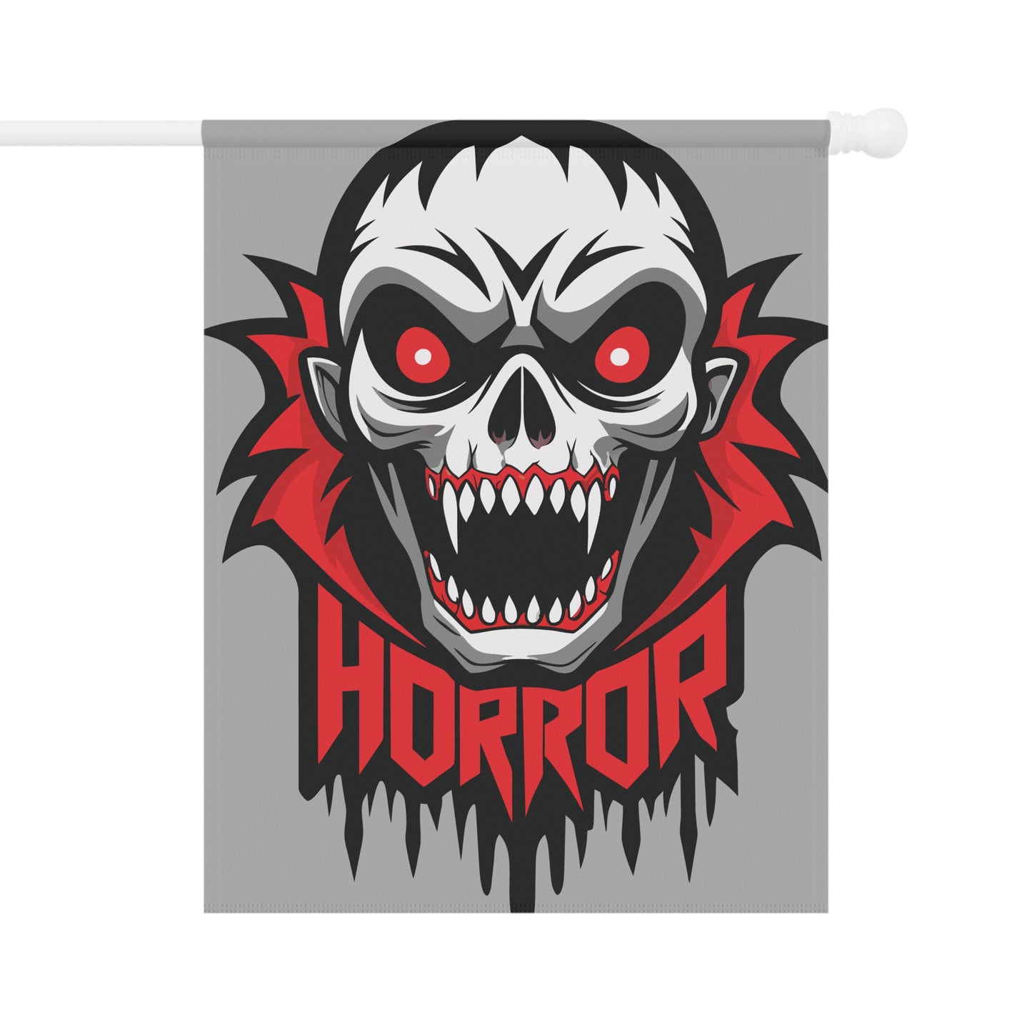 Spooky Garden Banner, Halloween Decor, Terrifying Lawn Sign, Horror Flag, Scary Housewarming Gift, Outdoor Artwork