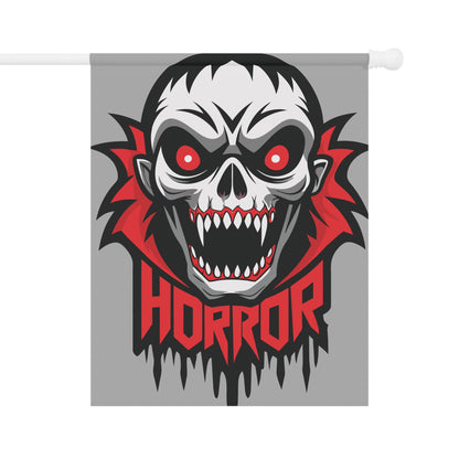 Spooky Garden Banner, Halloween Decor, Terrifying Lawn Sign, Horror Flag, Scary Housewarming Gift, Outdoor Artwork