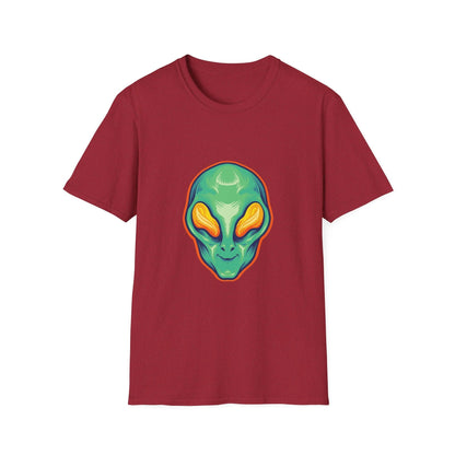 Alien Head Green Smile Mascot - Mleem
