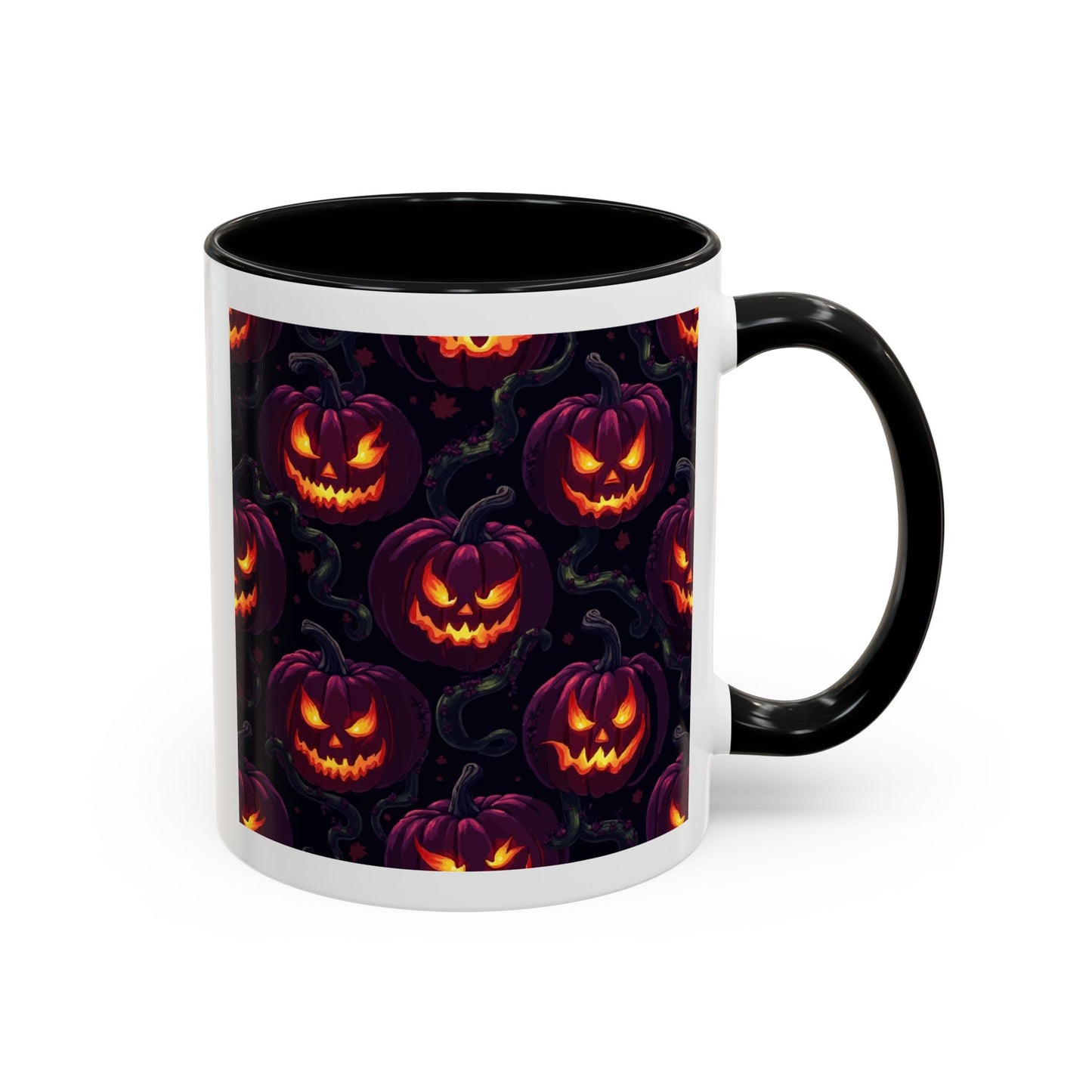 Halloween Pumpkin Coffee Mug, Spooky Ceramic Cup, Fall Decor, Autumn Gift, Halloween Party Essential, Seasonal Drinkware