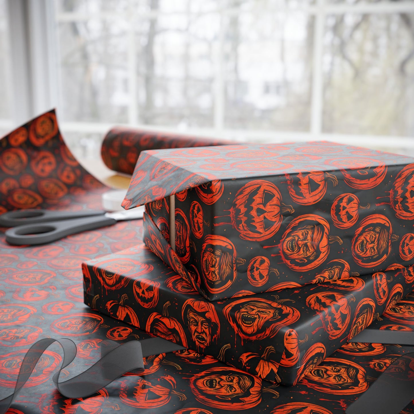 Festive Wrapping Paper, Gift Wrap for Halloween and Seasonal Occasions, Durable and Stylish Gift Packaging