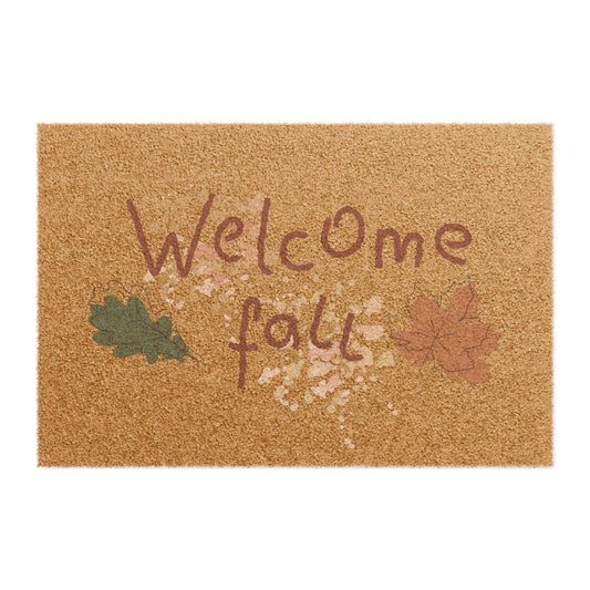 Welcome Fall Doormat - Cozy Autumn Decor, Front Door Mat, Seasonal Floor Mat, Thanksgiving Welcome, Fall Home Accents