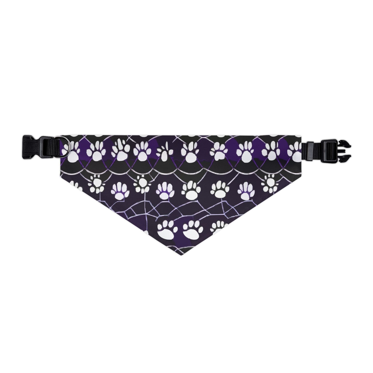 Paw Print Pet Bandana Collar for Dogs, Adorable Dog Accessory, Cute Pet Fashion, Holiday Gift for Pet Lovers, Adjustable and Stylish