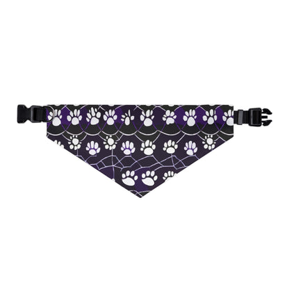 Paw Print Pet Bandana Collar for Dogs, Adorable Dog Accessory, Cute Pet Fashion, Holiday Gift for Pet Lovers, Adjustable and Stylish