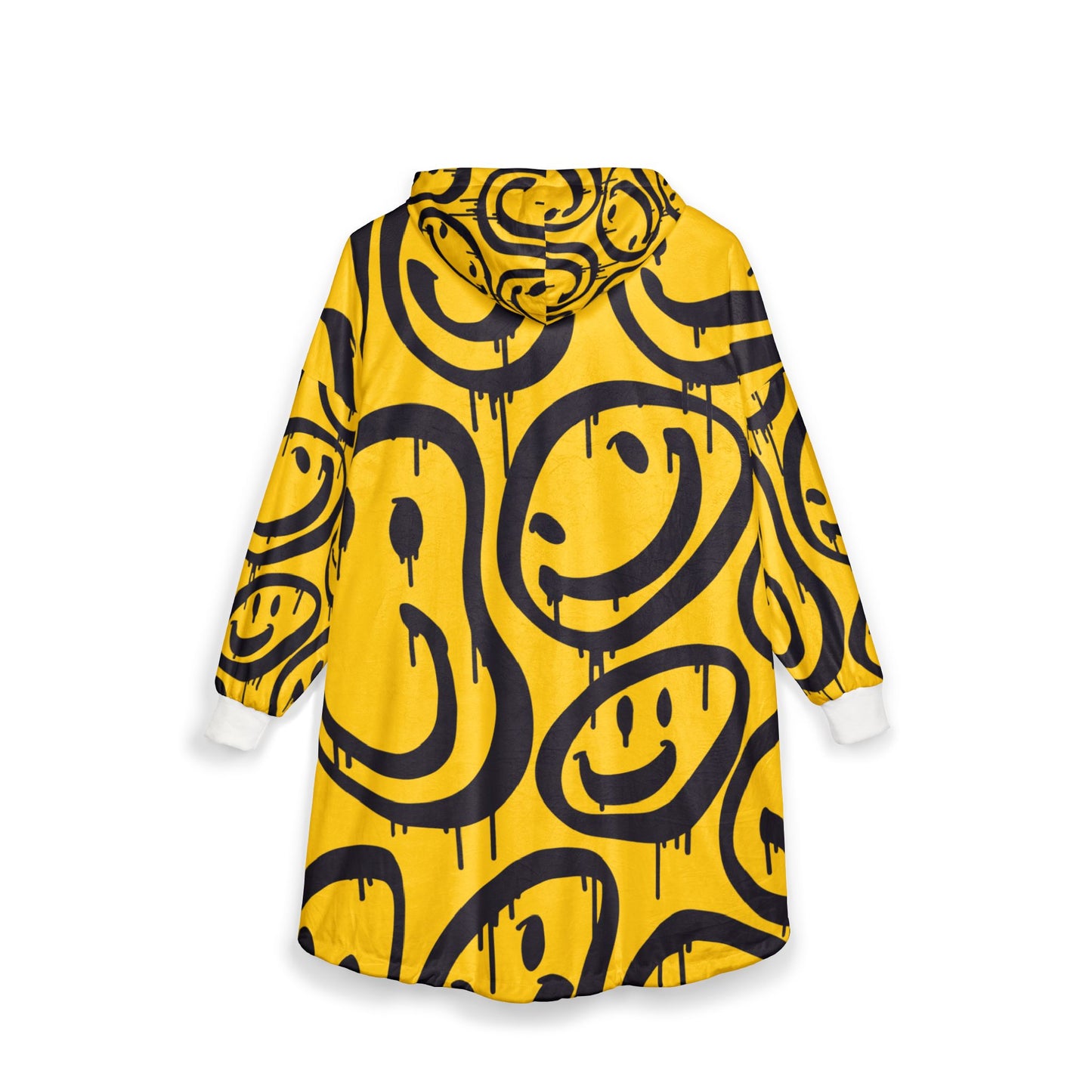 Cheerful Unisex Hooded Blanket